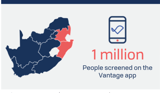 ANNOUNCEMENT: 1 million people screened for COVID-19 on Vantage